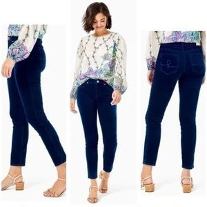 Velvet Lilly Pulitzer Size 00 velvet jeans.
